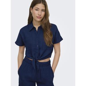 Only Leoni Seersucker Knot Shirt